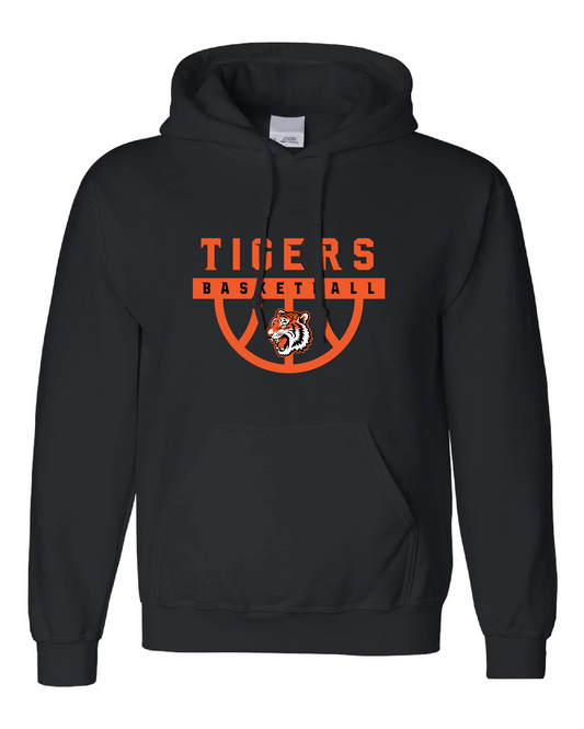 Tigers Basketball Classic Tigers Logo Hoodie – Black