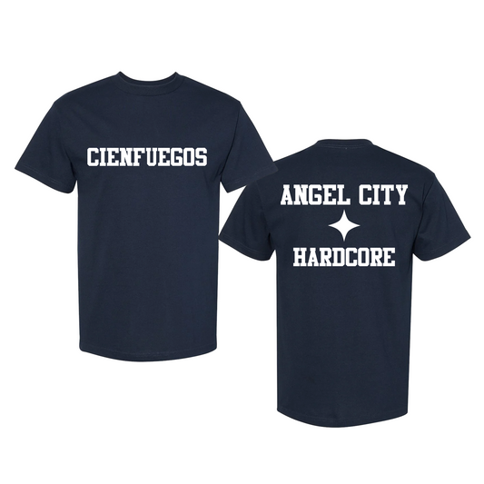 Cienfuegos Angel City Hardcore Short Sleeve Navy T-Shirt